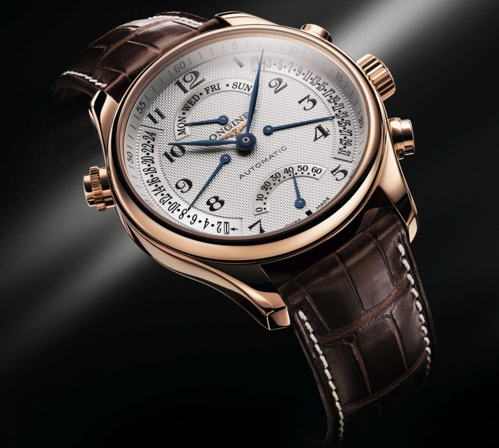 Longines Master Collection Retrograde in Rose Gold